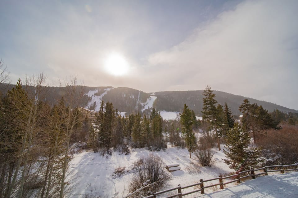 Amazing, unobstructed ski mountain views! #winter