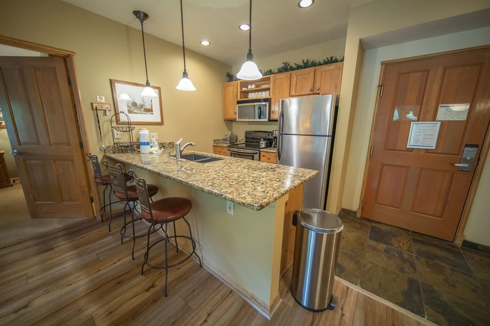 More seating at the countertop bar