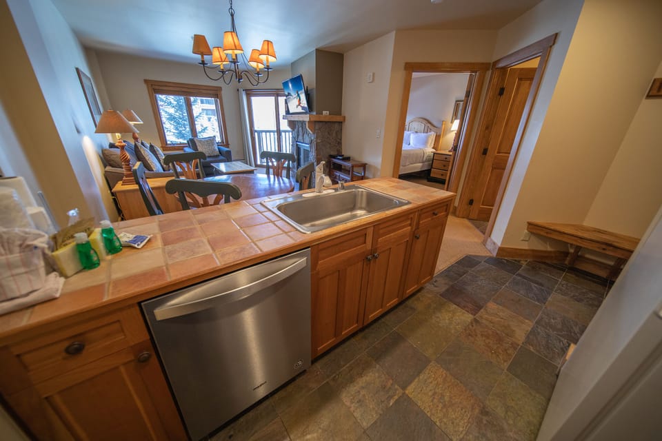 View from kitchen