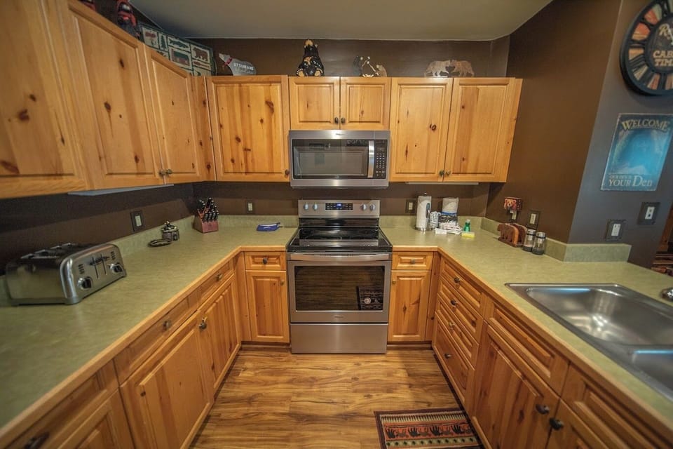 Fully equipped kitchen