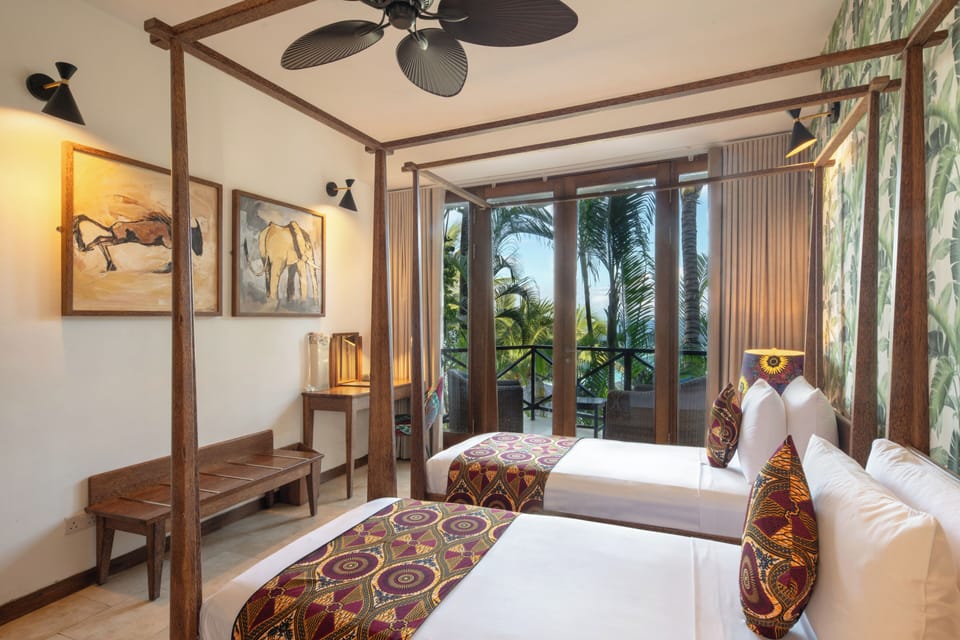 Z Hotel Sea View Twin Room | Egyptian cotton sheets, premium bedding, minibar, in-room safe