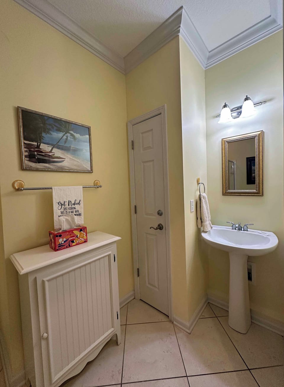 Downstairs Hall Bathroom with...