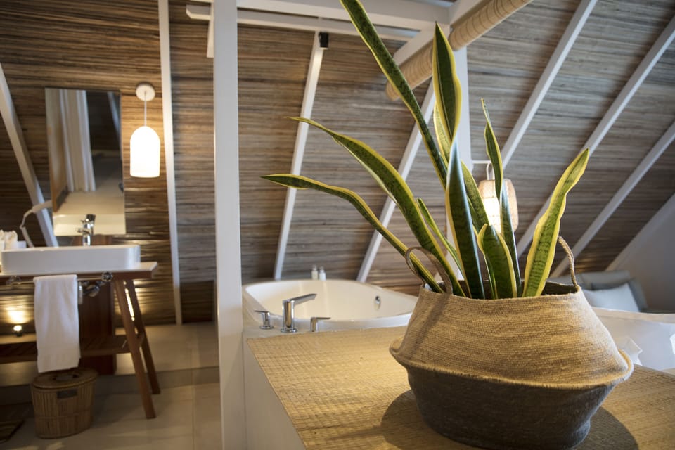 Junior Suite, Sea View | Minibar (some free items), in-room safe, desk, laptop workspace