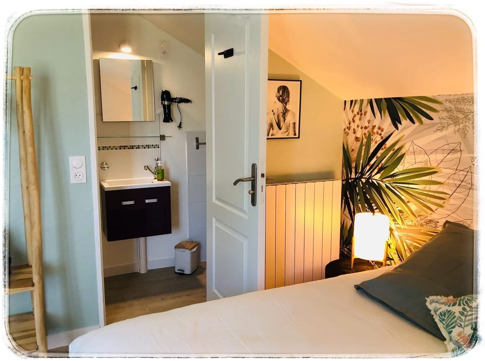 Classic Double or Twin Room, Pool View | Bathroom