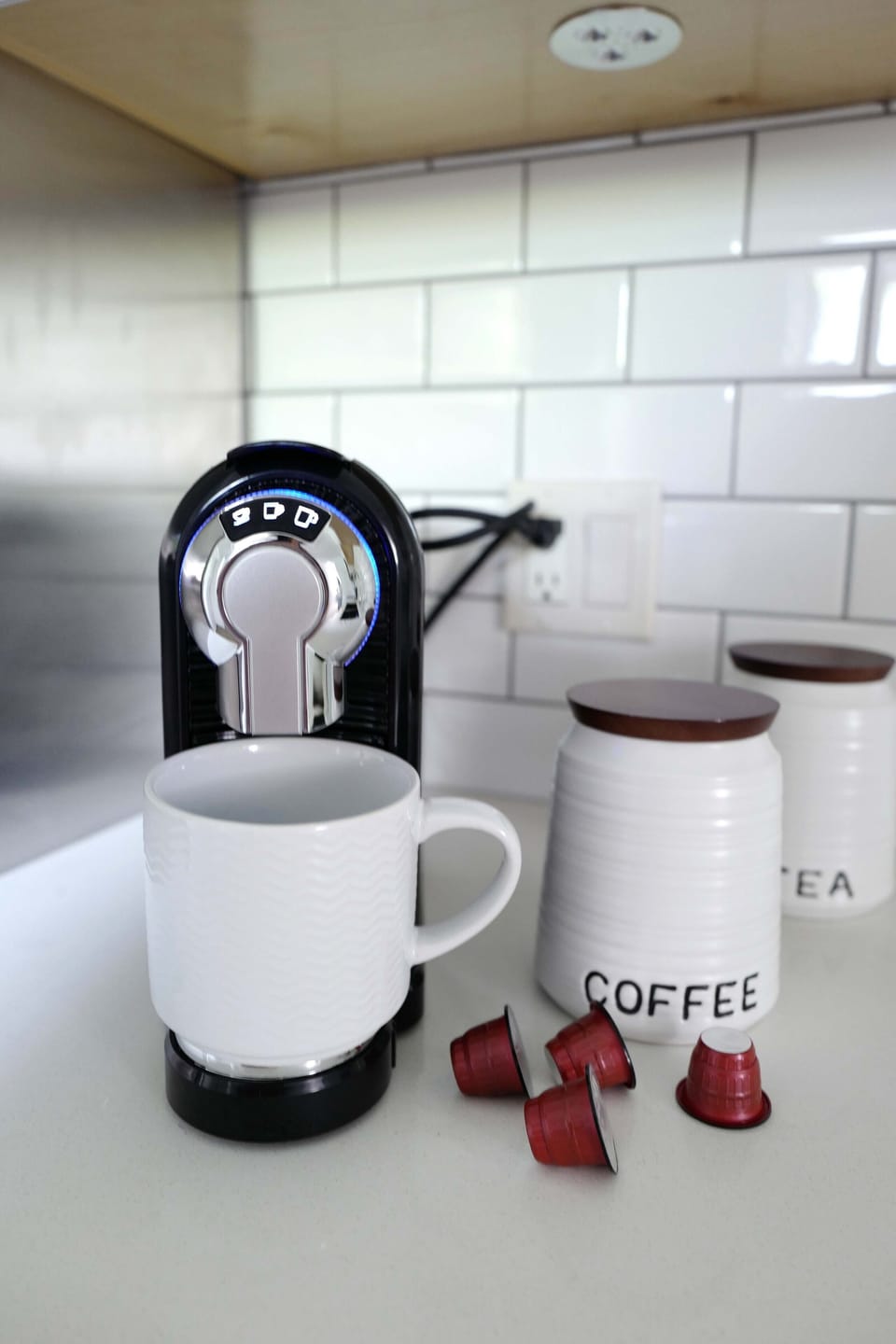 Nespresso & Tazo Tea provided