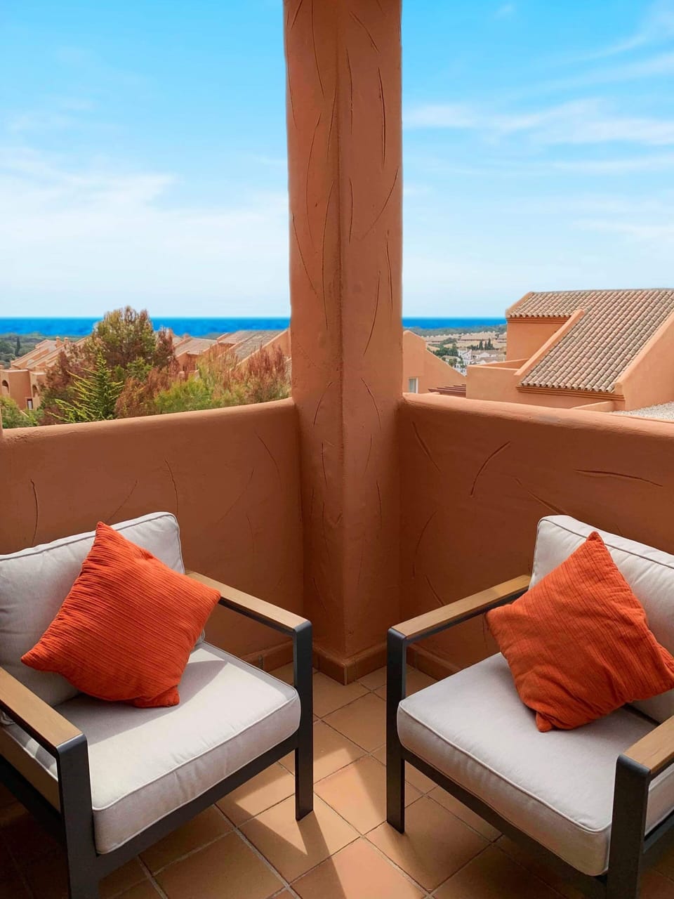 Sea view from the front terrace