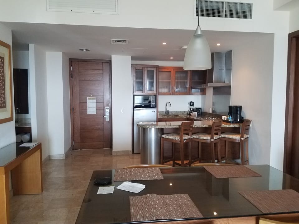 Kitchen, Dining area in your suite