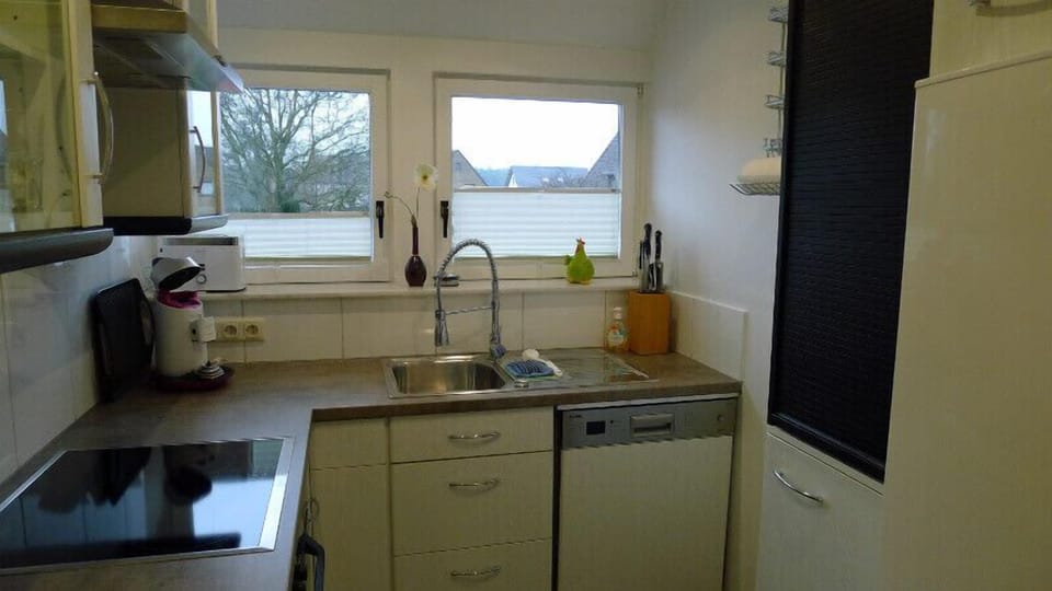 Comfort Apartment, Balcony, Mountain View | Private kitchen | Fridge, microwave, oven, stovetop