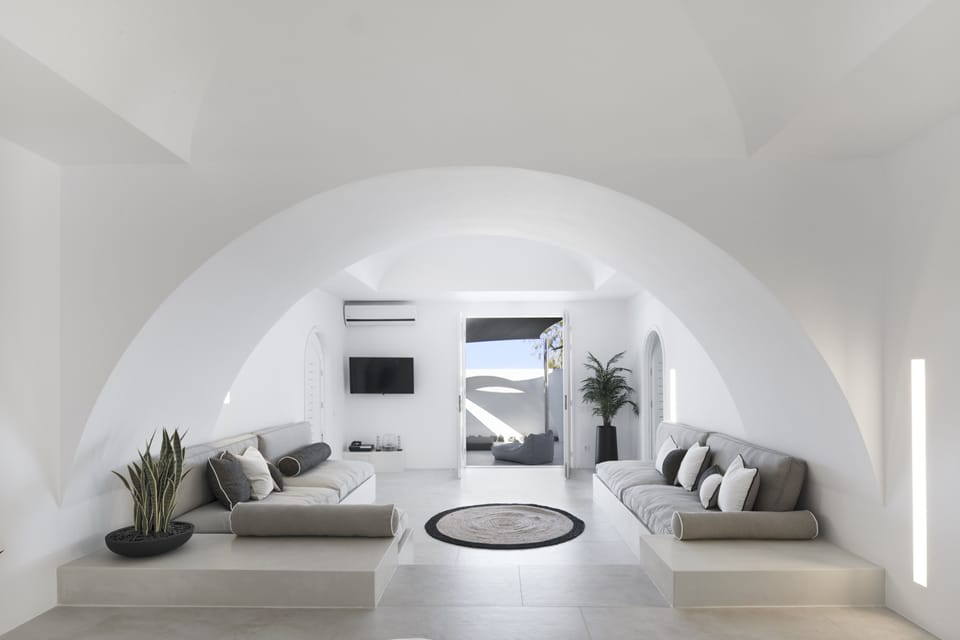 Luxury Villa, 3 Bedrooms, Private Pool, Pool View | Living room | 45-inch flat-screen TV with cable channels, Smart TV, video-game console