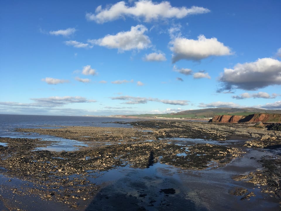 Watchet Jurassic coast full of fossils 
