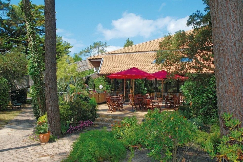Get some sun in the outdoor pool.