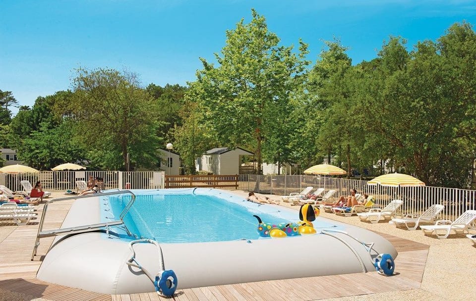 Get some sun in the outdoor pool.