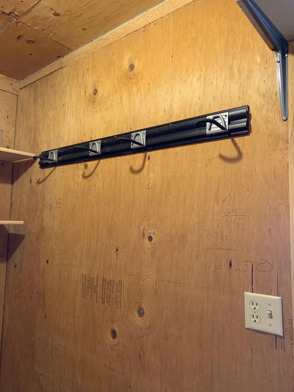 Storage closet for bikes