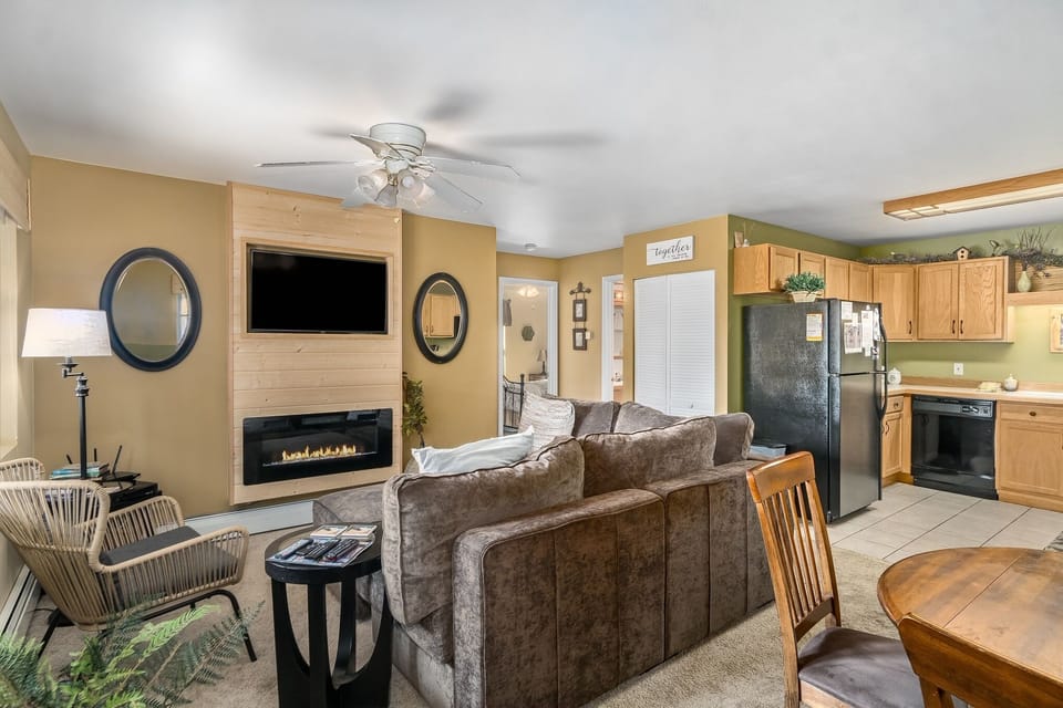Townhome, 2 Bedrooms | Living area | TV