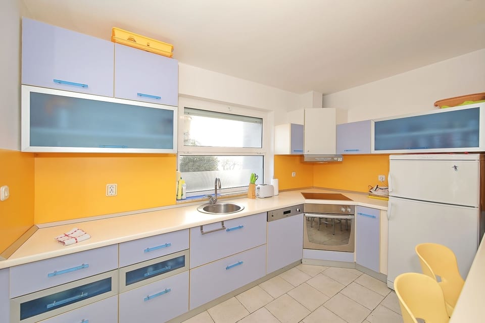 Comfort Villa, Sea View | Private kitchen | Coffee/tea maker, fridge, dishwasher, electric kettle