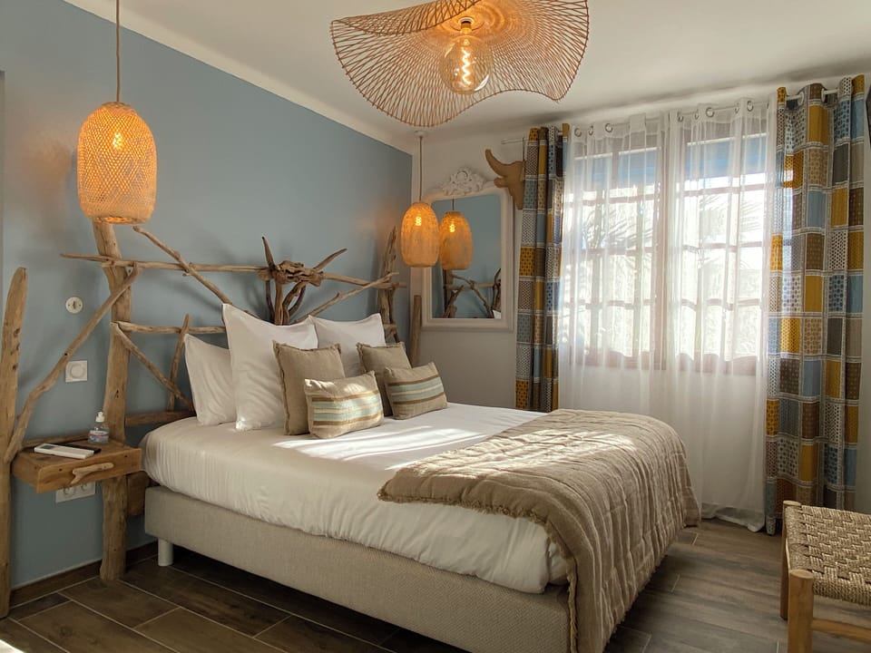 Double Room (La Plage) | Premium bedding, pillowtop beds, individually decorated