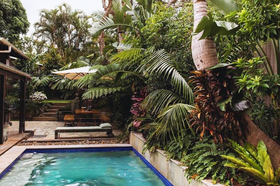 Swim in our secluded pool surrounded by rainforest gardens (1)