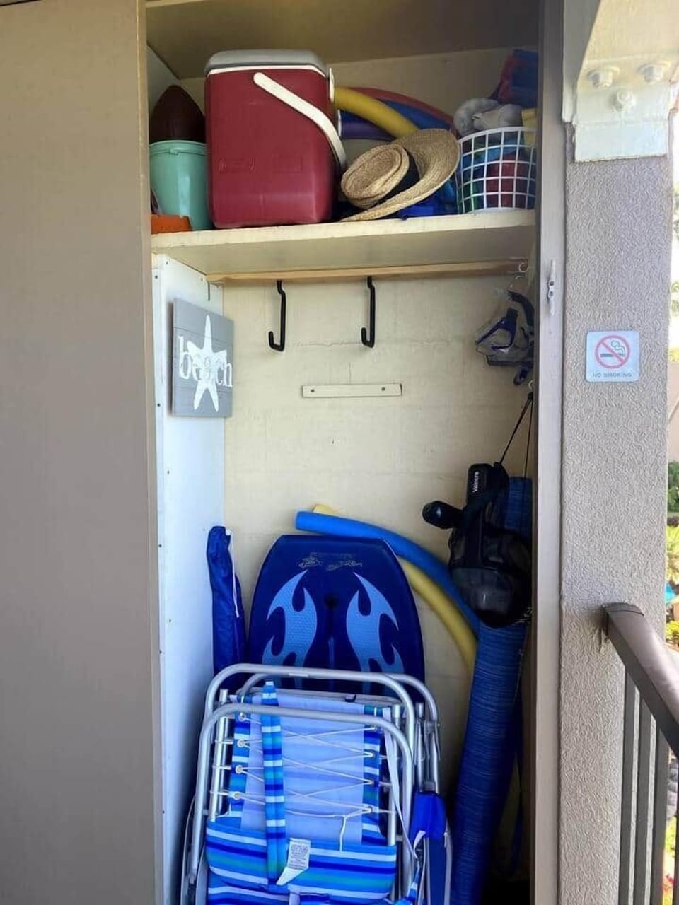 Beach items for your use.