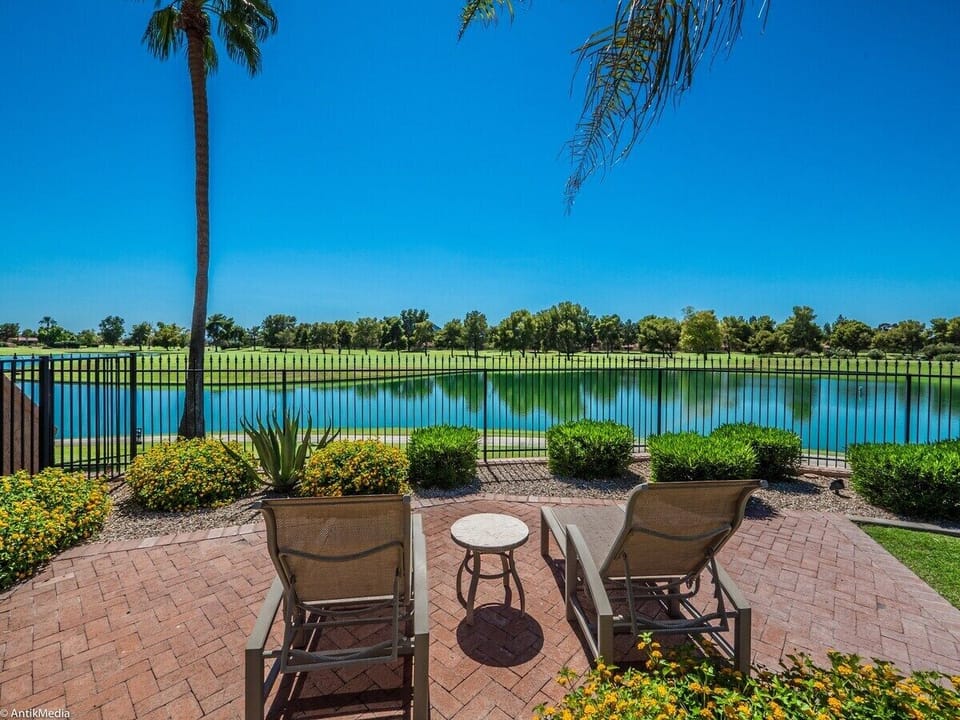 this is 1 of 2 Community Pools to enjoy.  This is called Lake Pool.  The other community  pool is just across from our front patio.  Both Pools are heated and have Hot Tubs to enjoy.