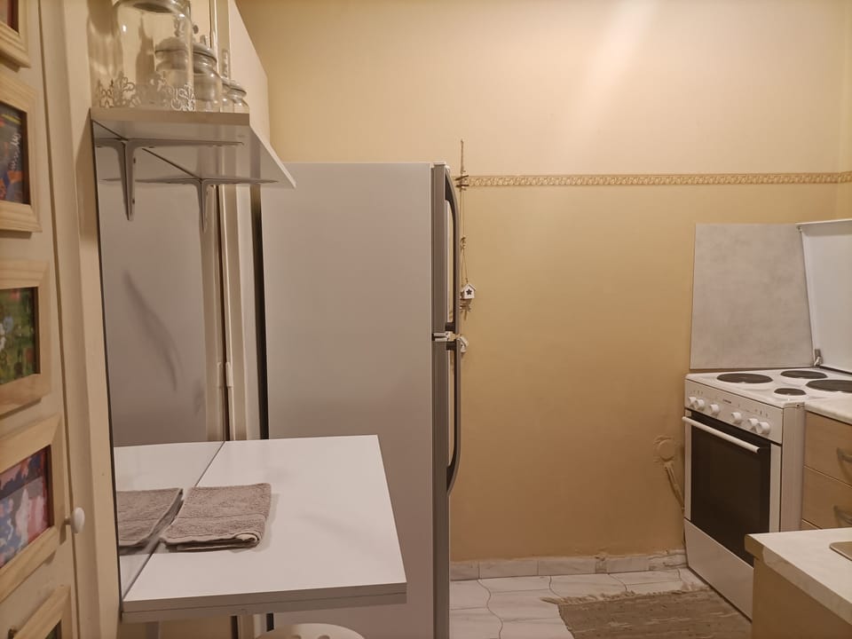 Apartment, 1 Bedroom | Private kitchen | Full-size fridge, microwave, oven, stovetop