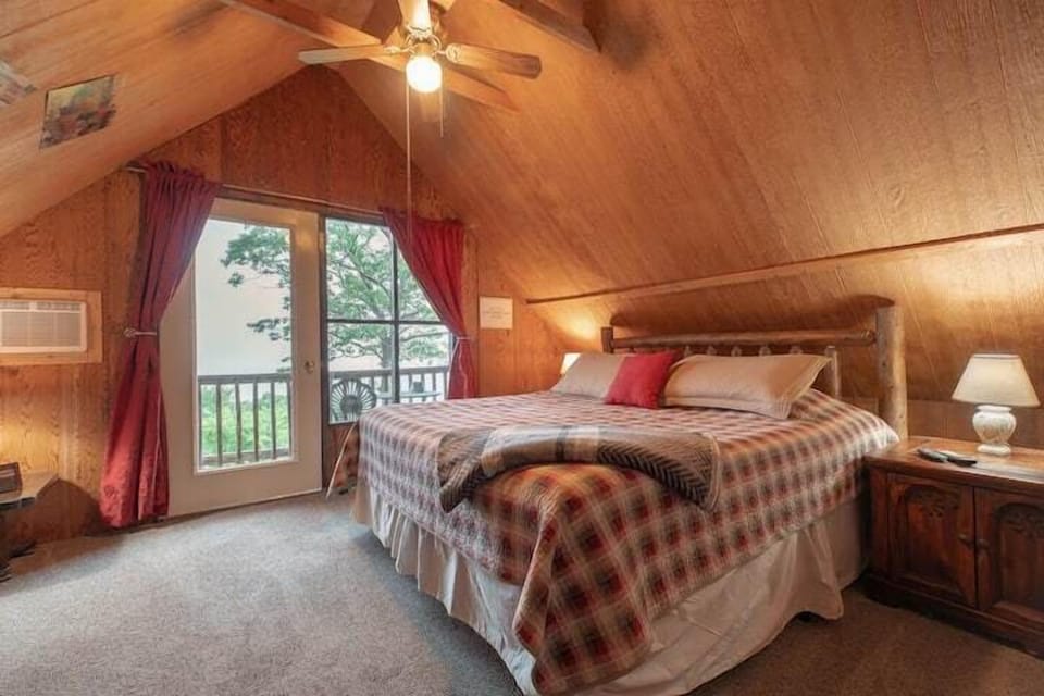 Wake up to nature's serenade in our secluded cabin, complete with a king bed.