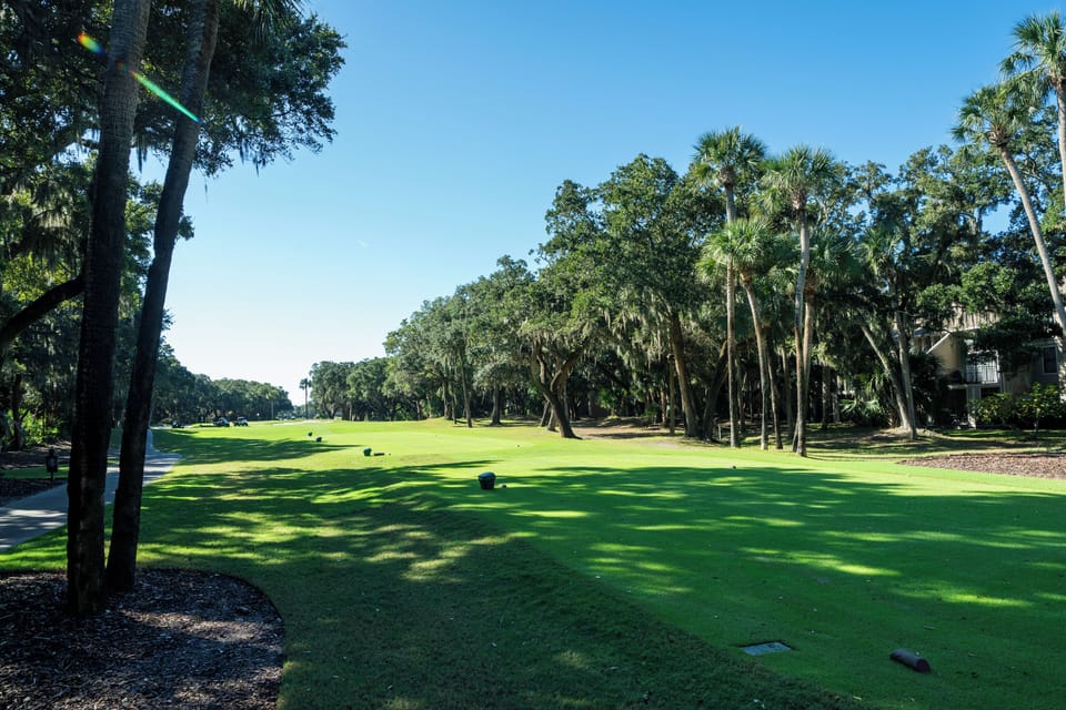 Situated on hole 8 of Ocean Winds Golf Course