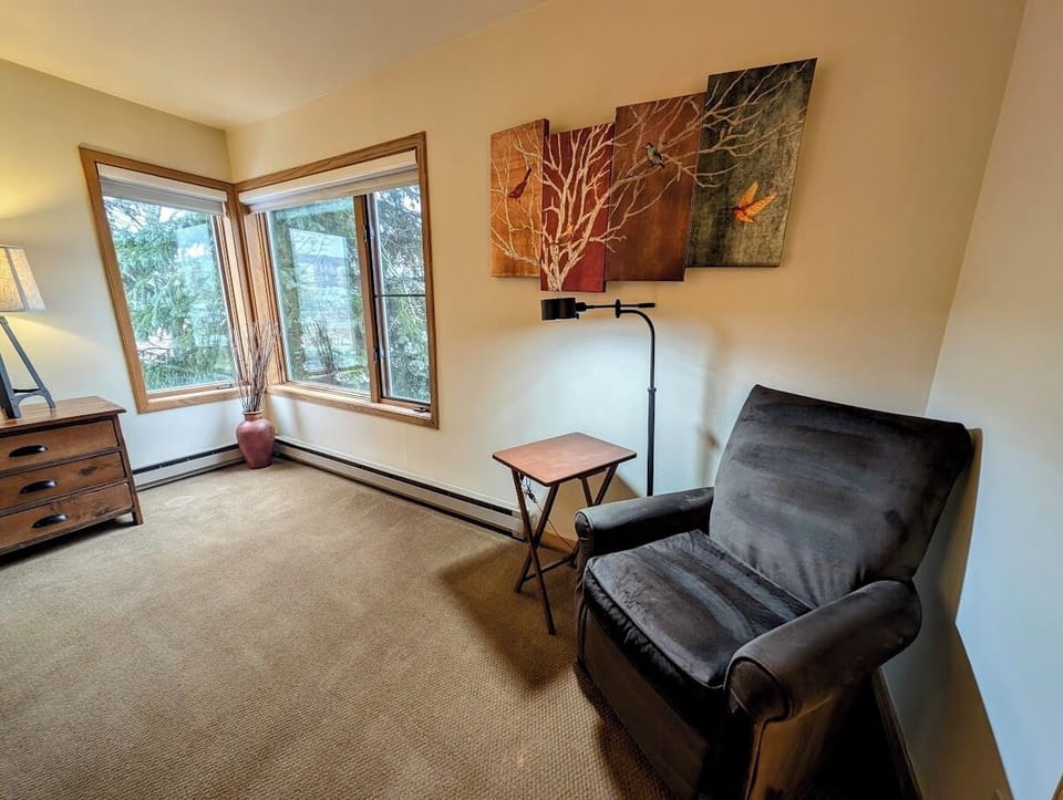 Master bedroom reading nook