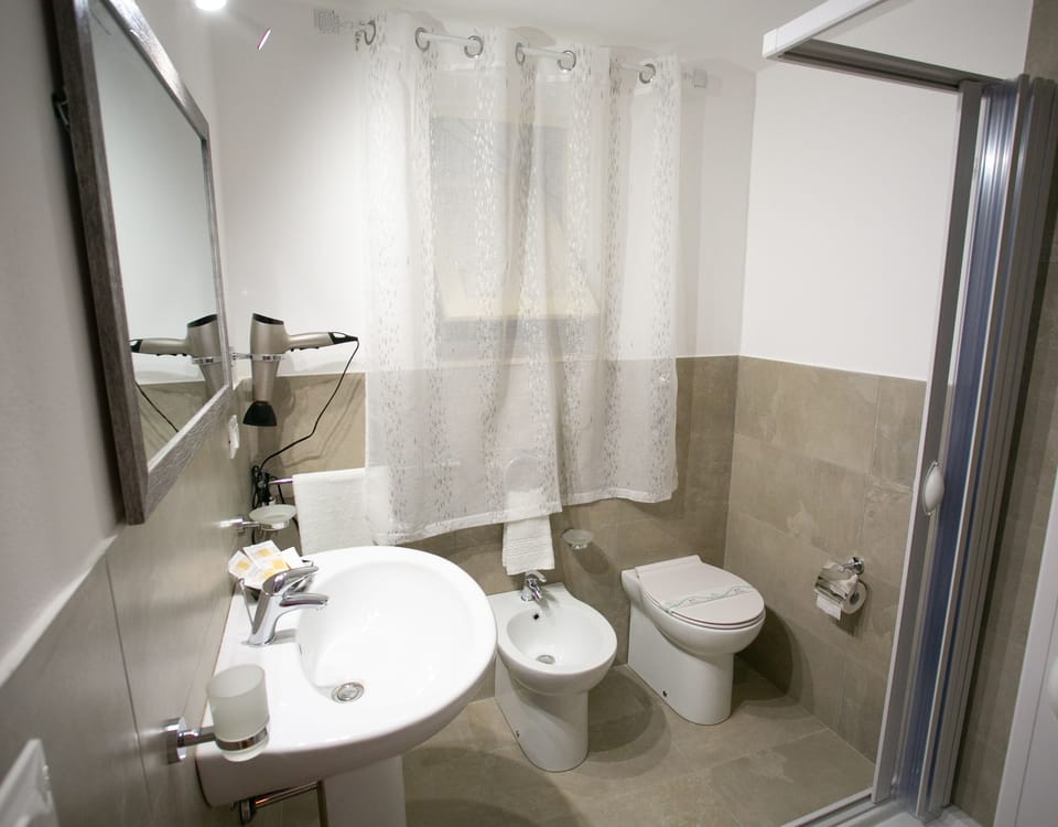 Deluxe Room | Bathroom | Shower, rainfall showerhead, free toiletries, hair dryer