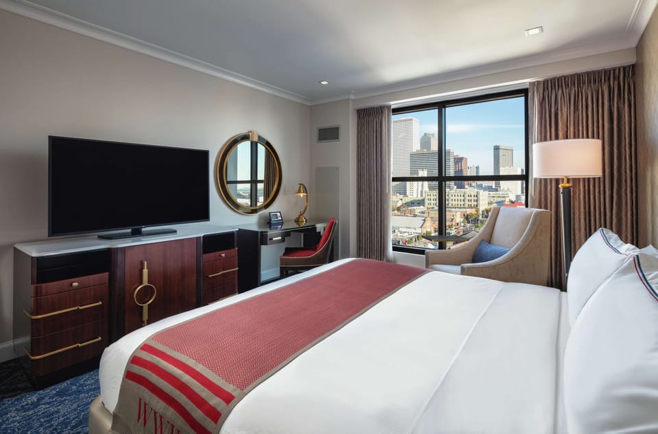 Premium bedding, in-room safe, individually decorated, desk