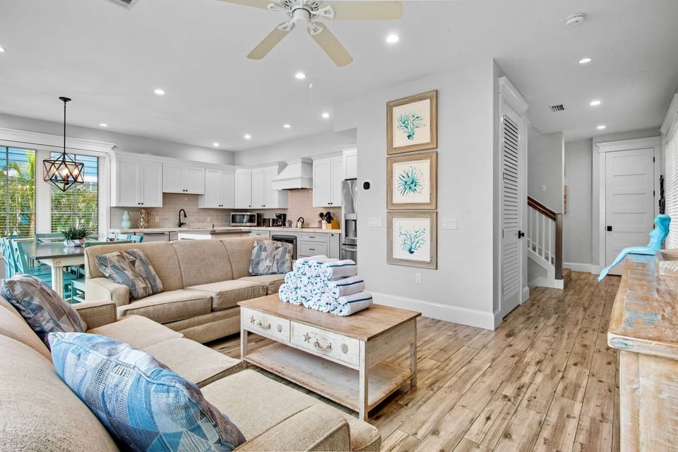 Comfortable lounge area for relaxing