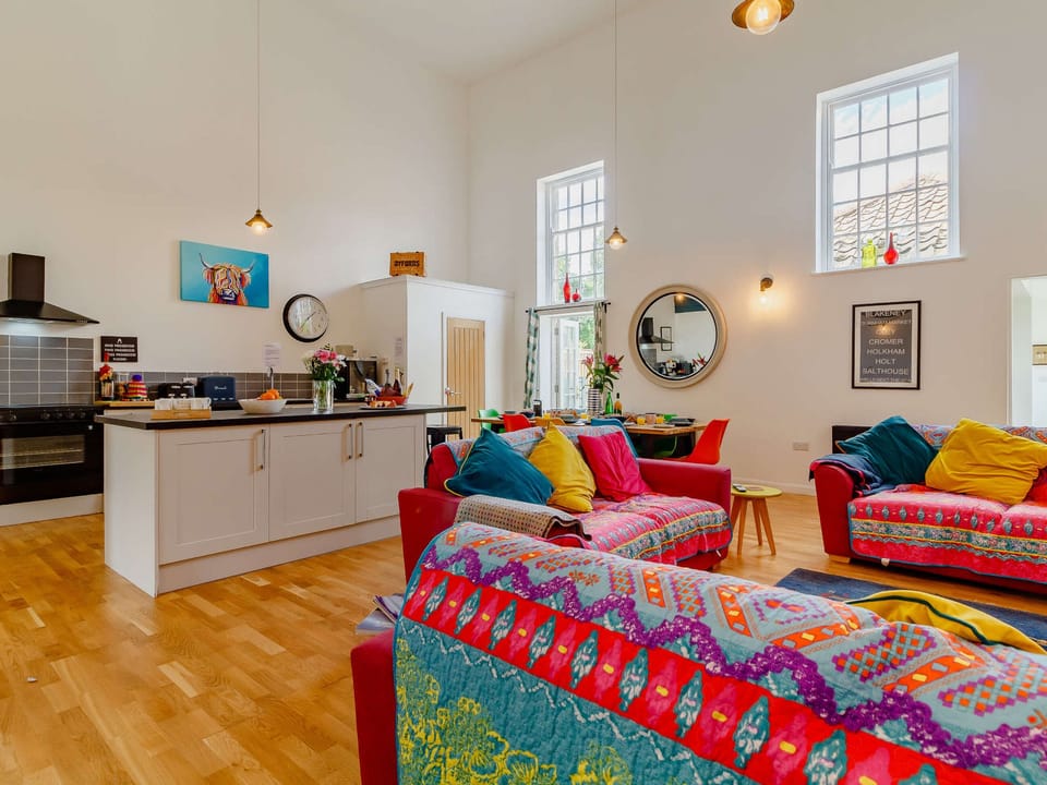 Open plan living space | The Chapel, Hindolveston, near Holt