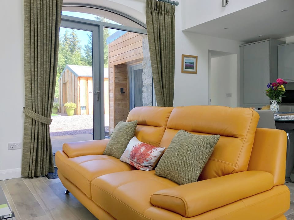 Comfortable open plan living space | Ramerish Retreat, Laurieston, near Gatehouse of Fleet