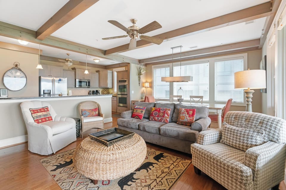 Cozy Living Room---Open Floor Plan