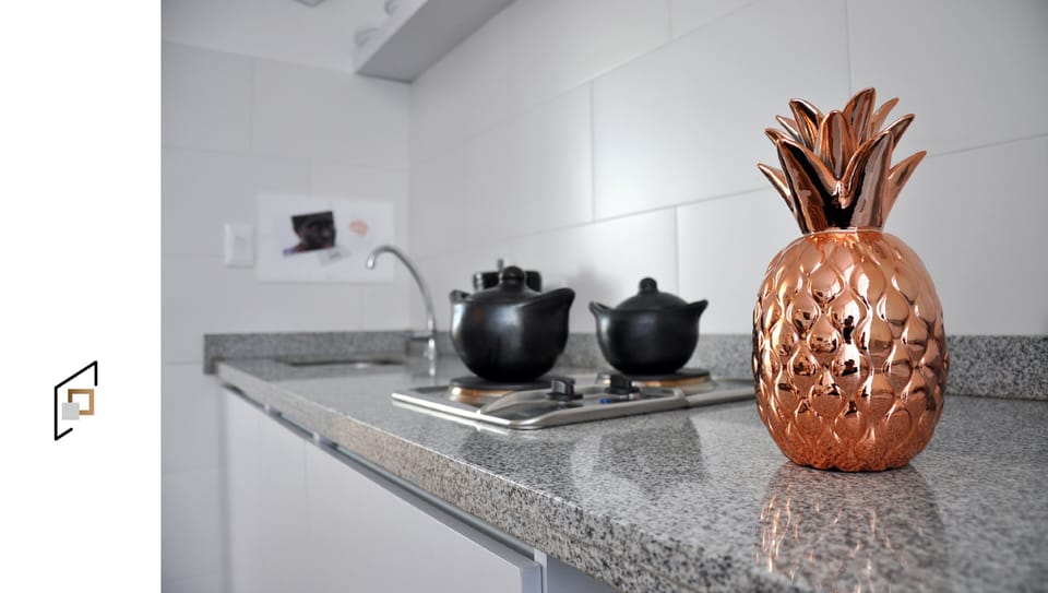 Bright, spotless kitchen with sleek design & all you need for effortless meals