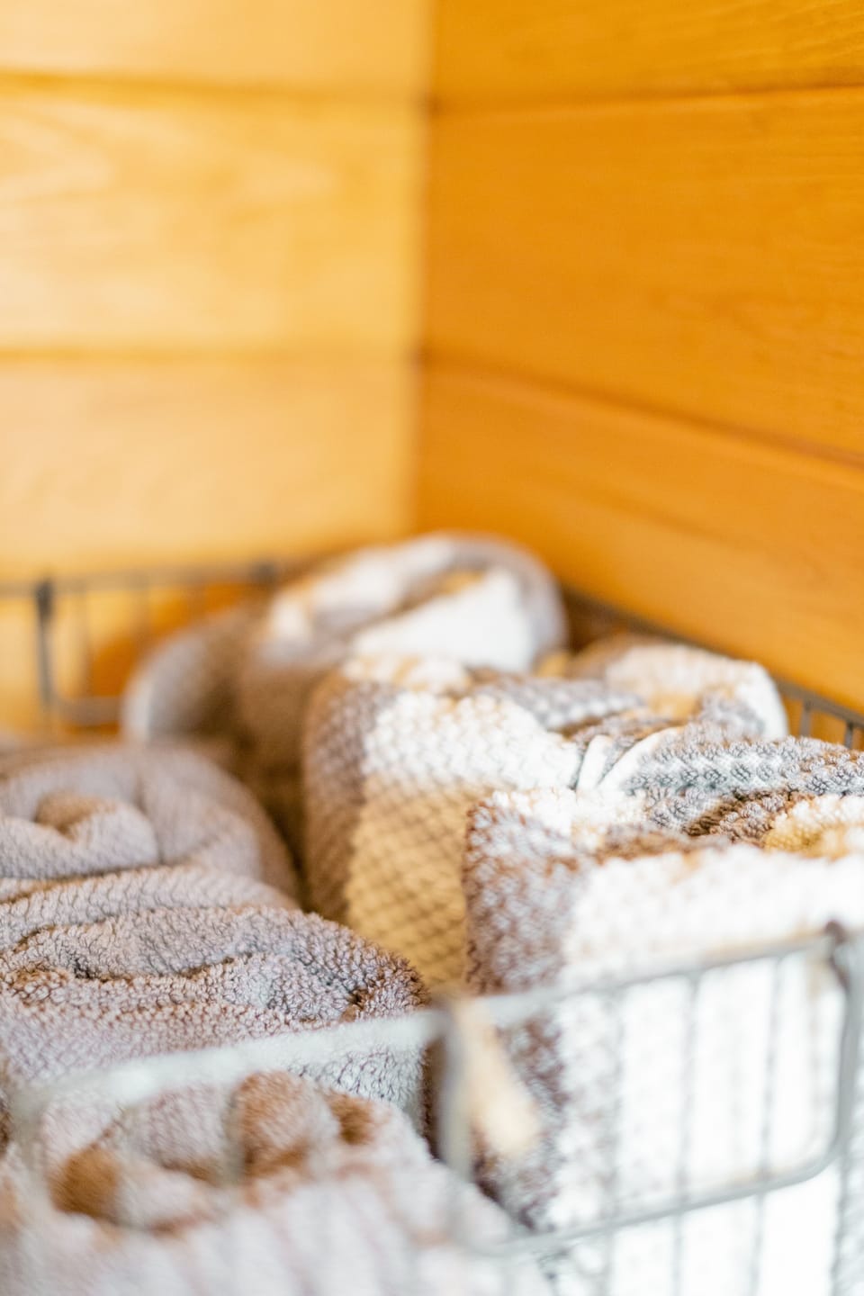 Plenty of towels and linens provided for your stay!