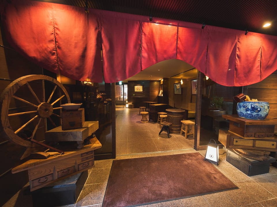 Interior entrance