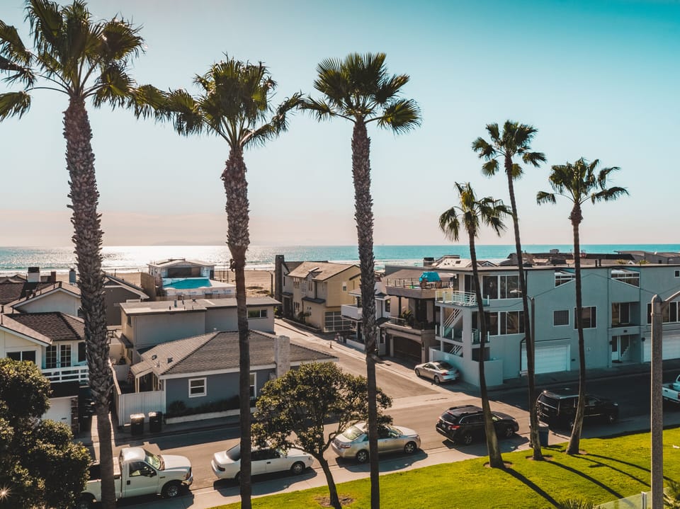 Seconds from the beach.