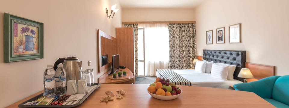Deluxe Studio, Balcony (3 people) | Minibar, blackout drapes, iron/ironing board, free WiFi