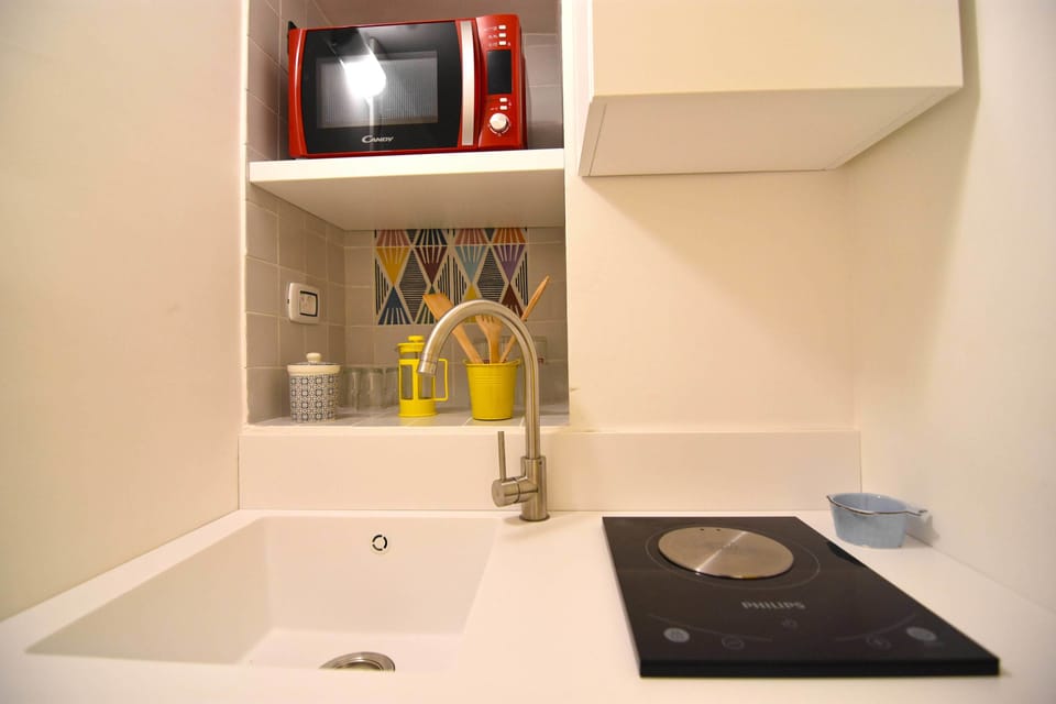 Superior Studio Suite, City View (Iliade) | Private kitchenette | Fridge, microwave, stovetop, espresso maker