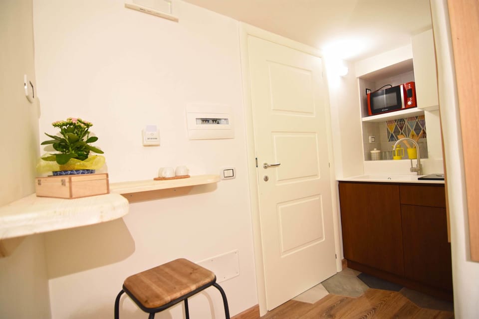 Superior Studio Suite, City View (Iliade) | Private kitchenette | Fridge, microwave, stovetop, espresso maker