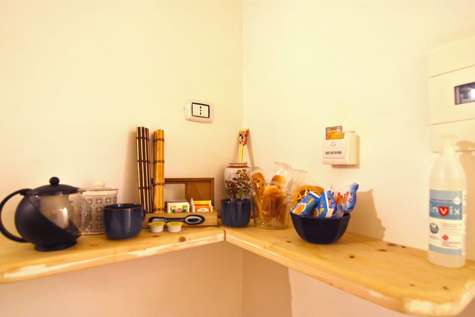 Superior Studio Suite, City View (Iliade) | Private kitchen | Fridge, microwave, stovetop, espresso maker