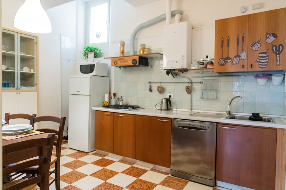 Family Apartment, 1 Bedroom | Private kitchen | Stovetop, dishwasher, coffee/tea maker, electric kettle