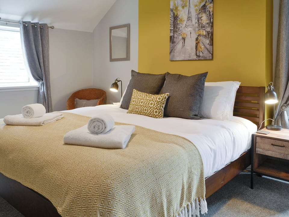 Super king bedroom | Buckle House, Gatehouse of Fleet, near Kirkcudbright