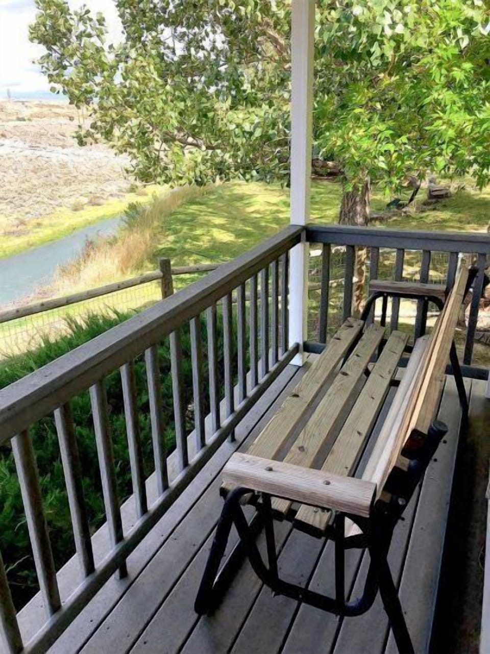 Enjoy morning coffee outside while taking in the view.