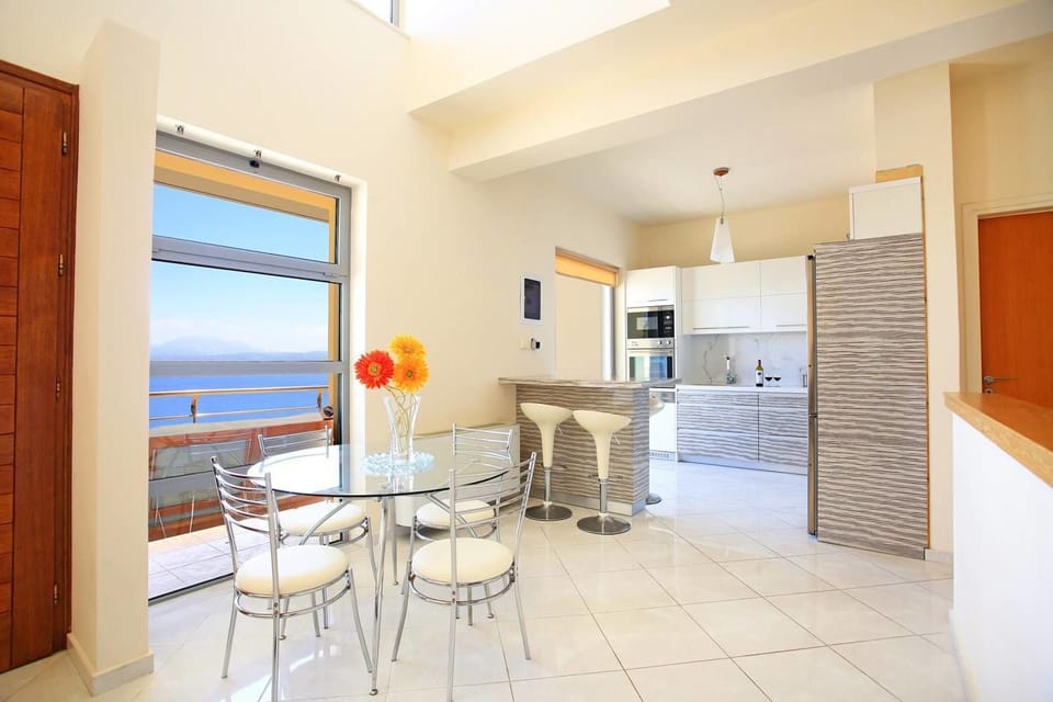 Villa | Private kitchen | Full-size fridge, microwave, oven, stovetop
