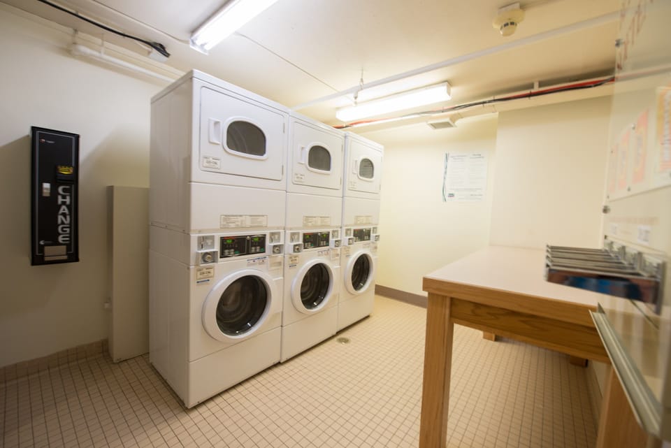 Keep clean with the shared laundry facilities.