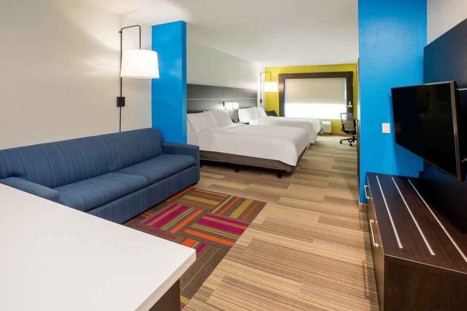 Suite, 2 Queen Beds, Accessible (Communications Accessible) | Desk, iron/ironing board, cribs (free), rollaway beds (surcharge)