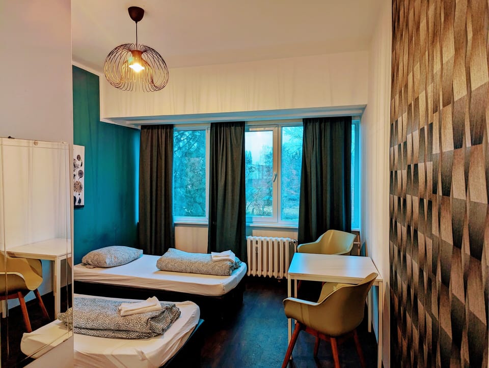 Twin Room, Non Smoking | Blackout drapes, free WiFi, bed sheets