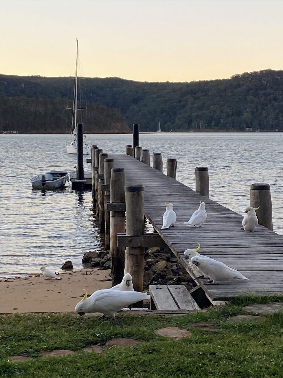 Private beach and jetty