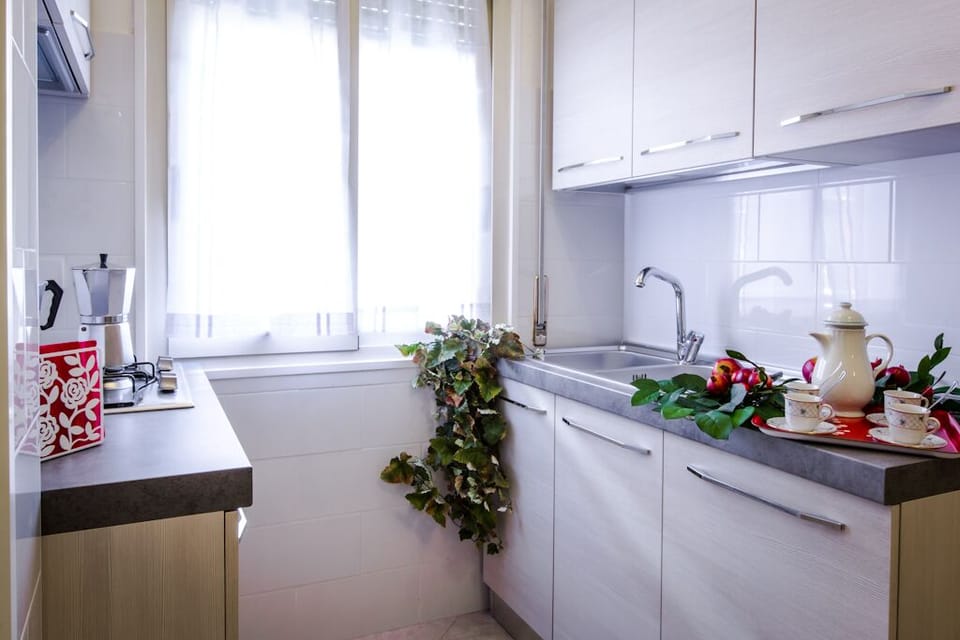 Living room with kitchen